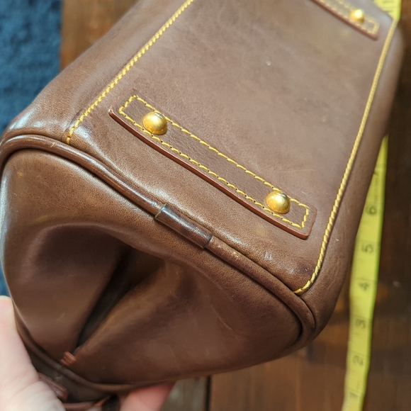 Dooney & Bourke Chestnut medium Florentine leather zip top USA - Picture 7 of 15